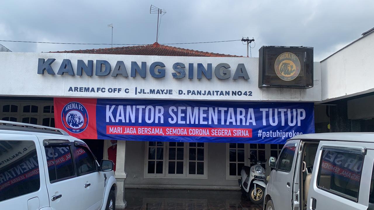 Hormati PPKM Darurat, Arema FC Tutup Sementara Kandang Singa