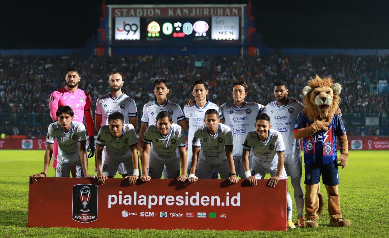 Arema FC Bakal Memulai Kick Off Pukul 15.30 WIB di Babak 8 Besar Piala Presiden 2022 