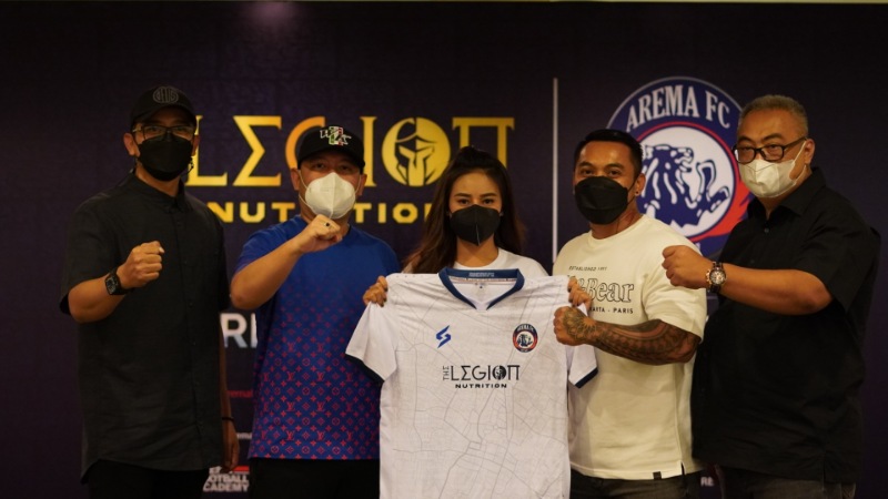 Arema FC Perkenalkan The Legion Nutrition Sebagai Sponsor Utama