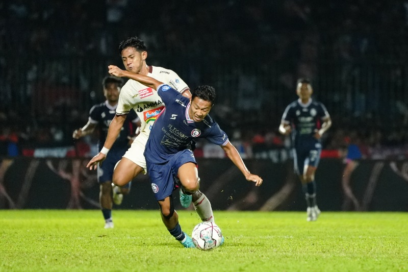 Hasil Arema FC vs Persija, Singo Edan Kalah Tipis