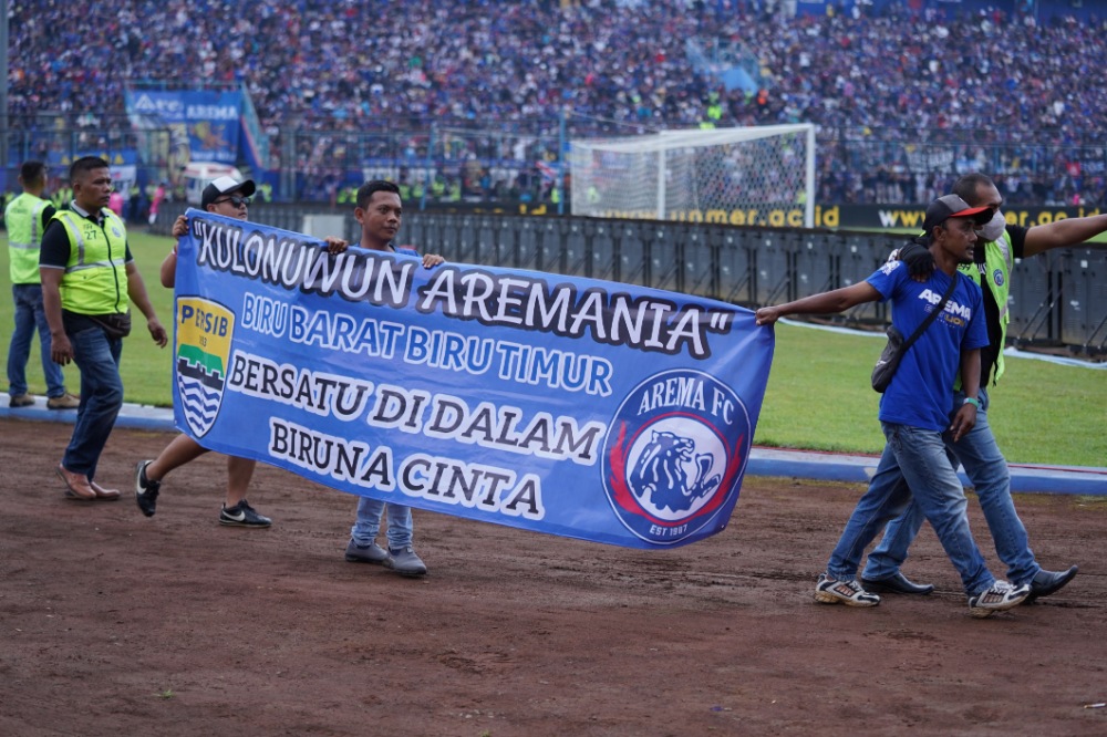 Suporter Persib Aman di Kanjuruhan, Panpel Arema FC : Berkat Dukungan Aremania, Polisi dan TNI