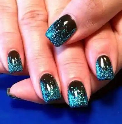 Glittery Nail Art for Beginners