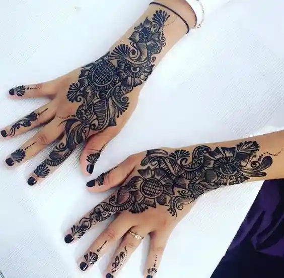 Beautiful Arabic Design For Backhand