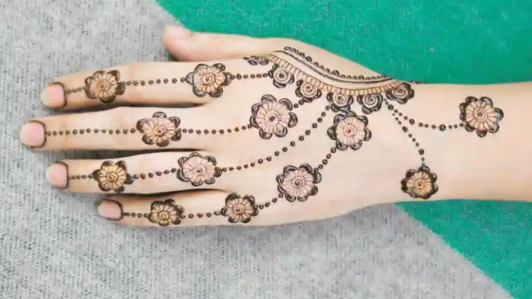 Mehndi designs for marriage girl