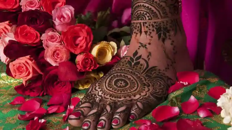 Leg mehndi designs