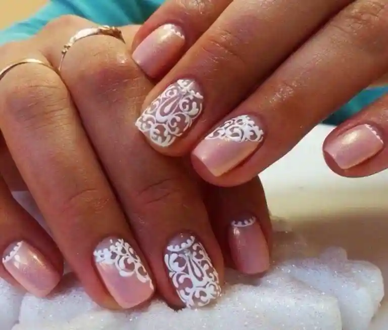 Nail Art Delicate Lace Stamping