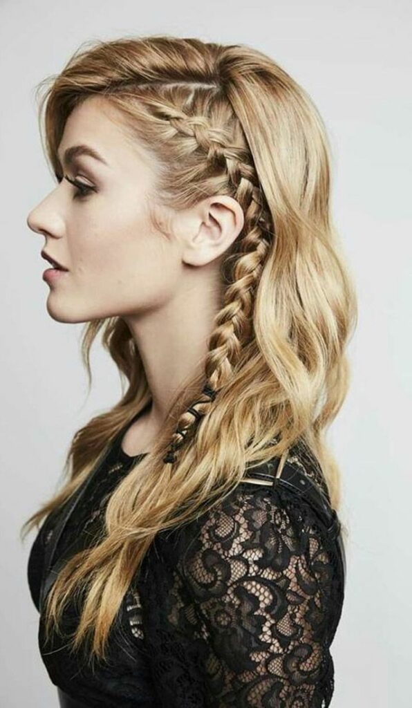 Side Braided Hairstyle